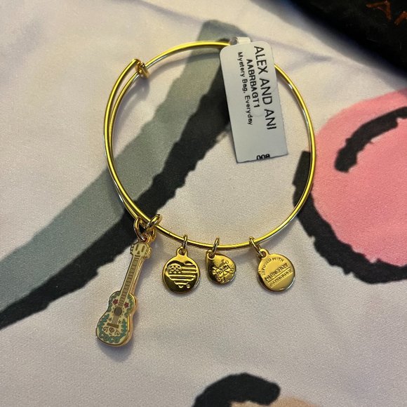 Alex and Ani Disney Pixar Coco Guitar Bracelet - Picture 3 of 3